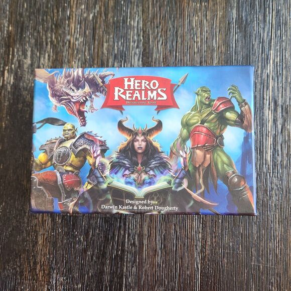 Hero Realms Fantasy Deck Building Card Game White Wizard Games 2016 Complete - Picture 1 of 4